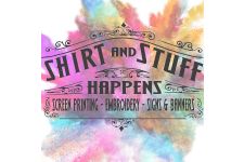 Logo for Shirt & Stuff Happens LLC Logo for Shirt & Stuff Happens LLC